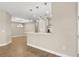 Modern kitchen with stainless steel appliances and gray cabinets at 5439 Taliaferro Ct, Palmetto, FL 34221
