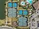 Community tennis and pickleball courts at 5439 Taliaferro Ct, Palmetto, FL 34221