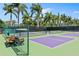 Two well-maintained pickleball courts at 5916 Midnight Pass Rd # 103, Sarasota, FL 34242