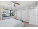 Bright bedroom with large windows and ample closet space at 6112 29Th W Ave # 6112, Bradenton, FL 34209