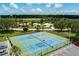 Two well-maintained tennis courts in a community setting at 8520 Imperial Cir, Palmetto, FL 34221