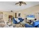 Expansive living room showcasing open layout and stylish decor at 9214 Raes Creek Pl, Palmetto, FL 34221