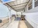 Covered patio area with seating, creating an outdoor lounge space at 3333 26Th E Ave # 1120, Bradenton, FL 34208