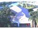 An aerial view showcasing the home's location and canal views at 7709 River Preserve Dr, Bradenton, FL 34212