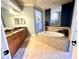 Elegant bathroom boasts dual vanities, a soaking tub, and a separate shower at 7709 River Preserve Dr, Bradenton, FL 34212