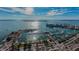 Aerial view of St. Armands Circle marina and bridge at 101 S Gulfstream Ave # 4F, Sarasota, FL 34236