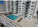 Private patio with access from the condo unit at 101 S Gulfstream Ave # 4F, Sarasota, FL 34236