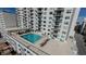 Elevated pool and patio area at 101 Condominium at 101 S Gulfstream Ave # 4F, Sarasota, FL 34236