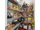 Well-organized pantry with ample shelving for food storage at 116 Daylily Blvd, Nokomis, FL 34275