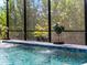 Relaxing pool area with water features and lush landscaping at 116 Daylily Blvd, Nokomis, FL 34275