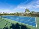 Two well-maintained tennis courts at 12310 Halfmoon Lake Ter, Bradenton, FL 34211