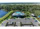 Community center with pool and parking area at 16446 Slate Pl, Bradenton, FL 34211