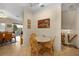 Small breakfast nook with table and chairs, adjacent to kitchen at 220 82Nd St, Holmes Beach, FL 34217