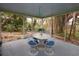 Relaxing screened porch with outdoor seating at 2311 Roselawn Cir, Sarasota, FL 34231