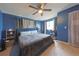 Primary bedroom with king bed and dresser at 2566 Forest Run Ct, Clearwater, FL 33761