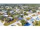 Aerial view of residential neighborhood with houses and roads at 2743 Fountain Pl, Sarasota, FL 34235