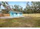 Cute light blue house with a fenced yard at 3200 Tobero Ln, Sarasota, FL 34235