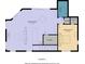 Floor plan of the second floor features a bonus room, bedroom, bathroom and closet at 3360 Founders Club Dr, Sarasota, FL 34240