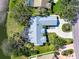 Bird's eye view of home, showcasing layout and landscaping at 3520 Wilderness W Blvd, Parrish, FL 34219