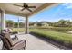 Relaxing screened porch overlooking a pond at 4104 Reflections Pkwy, Sarasota, FL 34233