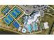 Community overview showing pools, tennis courts, and other amenities at 5035 Seafoam Trl, Bradenton, FL 34211