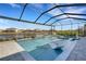 Resort-style pool with covered lanai and spa at 5035 Seafoam Trl, Bradenton, FL 34211