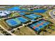 Community tennis and pickleball courts at 5035 Seafoam Trl, Bradenton, FL 34211