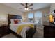 Bright bedroom with a king-size bed and large windows at 5233 Blossom Cv, Lakewood Ranch, FL 34211