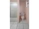 Clean bathroom with toilet and shower/tub combo at 5504 Birchwood Rd, Spring Hill, FL 34608