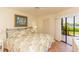 Spacious main bedroom with water view at 6200 Flotilla Dr # 241, Holmes Beach, FL 34217