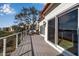 Enjoy water views from this expansive deck with glass doors at 6442 Mourning Dove Dr # 6442, Bradenton, FL 34210