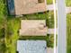 Aerial view of a house and surrounding neighborhood at 7409 Chester Trl, Bradenton, FL 34202