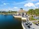 Lakeside clubhouse with outdoor seating at 7409 Chester Trl, Bradenton, FL 34202