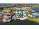 Resort-style community with pool, tennis courts, and clubhouse at 7590 Summerland Cv, Bradenton, FL 34202