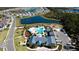 Aerial view of community pool and clubhouse at 8219 Abalone Loop, Parrish, FL 34219