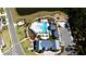 Aerial view showing community pool, playground, and parking at 8219 Abalone Loop, Parrish, FL 34219