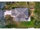 Bird's eye view of house, showing its size and lot at 8260 47Th Street E Cir, Palmetto, FL 34221