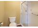 Bathroom with shower stall and toilet at 123 Pinehurst Dr, Bradenton, FL 34210