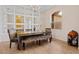 Formal dining area with chandelier and large mirror accents at 13207 49Th E Ln, Parrish, FL 34219