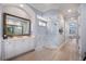 Primary bathroom with a large walk-in shower and double vanity at 14721 Bowfin Ter, Lakewood Ranch, FL 34202