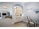 Built-in hutch and view into the kitchen and living area at 14721 Bowfin Ter, Lakewood Ranch, FL 34202