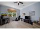 Home office space with built-in workspace and large window at 14721 Bowfin Ter, Lakewood Ranch, FL 34202