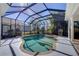 Inviting pool and spa with screened enclosure at 14721 Bowfin Ter, Lakewood Ranch, FL 34202