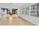Dining area with pool view, light flooring, and access to other rooms at 1509 Flower Dr, Sarasota, FL 34239