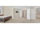 Bright bedroom with double closet and carpet flooring at 1719 Starling Dr # 1719, Sarasota, FL 34231