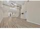 Living room with high ceilings, hardwood floors, and loft view at 1719 Starling Dr # 1719, Sarasota, FL 34231