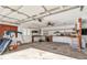 Spacious garage with workshop and ample storage at 17402 Billiar Ave, Port Charlotte, FL 33948