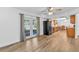 Spacious kitchen with wood cabinets, granite countertops, and stainless steel appliances at 17402 Billiar Ave, Port Charlotte, FL 33948