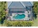 Bird's eye view of home with pool and patio at 1929 24Th Street W Cir, Palmetto, FL 34221