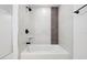 Clean bathroom with a bathtub and modern fixtures at 2321 Beneva Ter # 2288, Sarasota, FL 34232